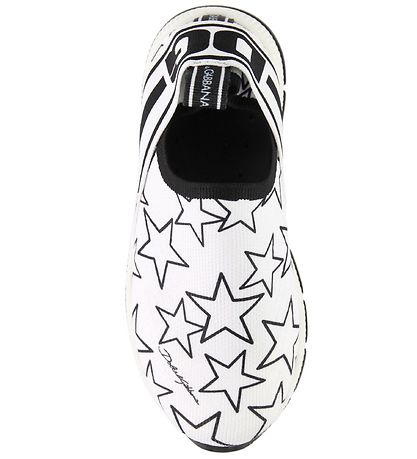 Dolce & Gabbana Slip-On - White w. Stars Dolce & Gabbana Slip-On - White w. Stars