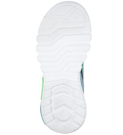 Skechers Shoe w. Light - Dezlo - Black/Blue/Lime