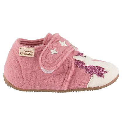 Living Kitzbühel Slippers - Wool - Ash Rose w. Unicorn