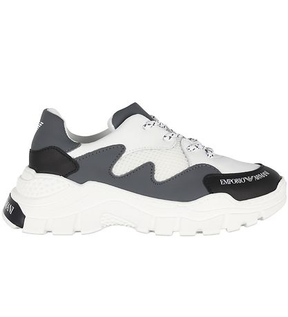 Emporio Armani Skor - Svart/Vit/Grå
