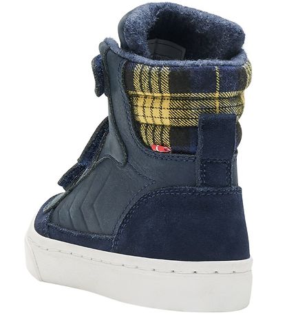 Hummel Stiefel - HMLStadil Check Jr - Black Iris