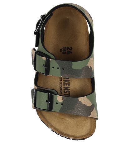 Birkenstock Sandals - Milano Kinder - Desert Soil/Camo Khaki