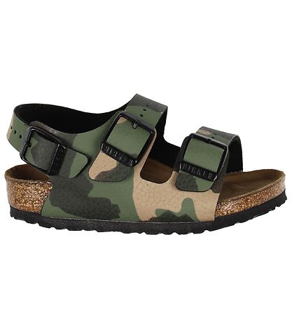 Birkenstock Sandals - Milano Kinder - Desert Soil/Camo Khaki