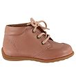 Bisgaard Prewalker - Luca Lace - Powder Rose w. Shoelaces Bisgaard Prewalker - Luca Lace - Powder Rose w. Shoelaces