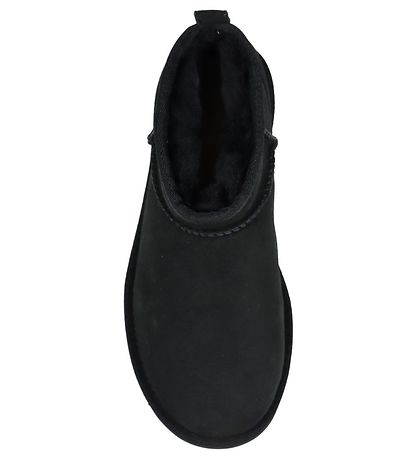 UGG Teddy Boots - Classic Ultra Mini - Black