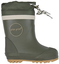 Pom Pom Thermo Boots - Hunter Green Pom Pom Thermo Boots - Hunter Green