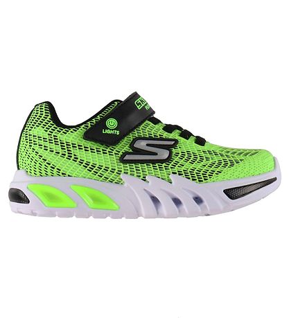 Skechers Shoe w. Light - Flex-Glow Elite - Lime Black