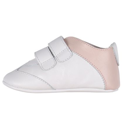 Emporio Armani Skinntofflor - Vit/Rosa