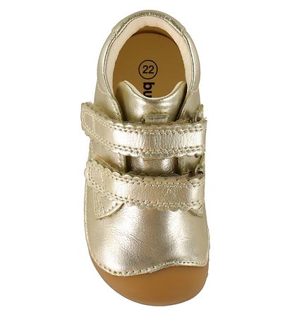 Bundgaard Fyrstu skórnir - Petit Velcro Blonde - Champagne