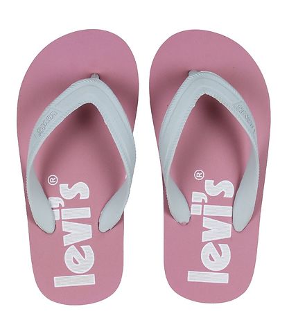 Levis Slippers - South Beach 2.0 - Blue/Roze