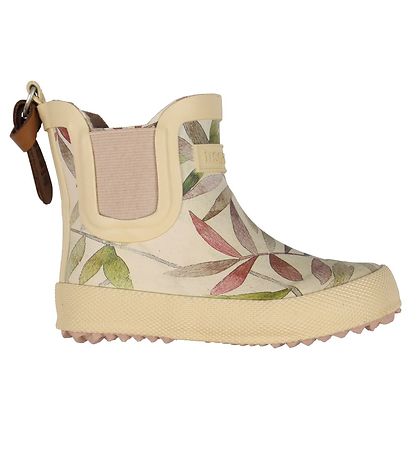 Bisgaard Rubber Boots - Card - Beige Leaves Bisgaard Rubber Boots - Card - Beige Leaves