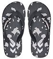 Hummel Flip Flops - Flip Flop Jr- Black/White Hummel Flip Flops - Flip Flop Jr- Black/White