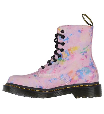 Dr. Martens Boots - 1460 Pascal - Pink Rainbow Burst Suede