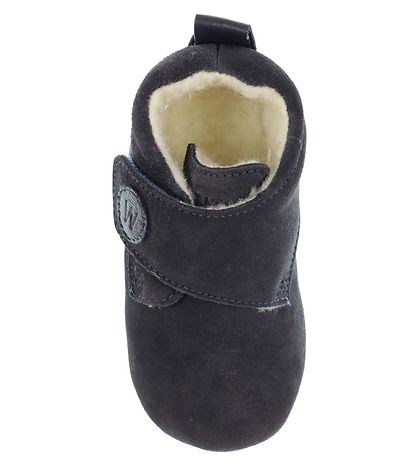 Wheat Soft Sole Leather Shoes w. For - Angel - Ink Wheat Soft Sole Leather Shoes w. For - Angel - Ink