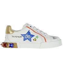Dolce & Gabbana Shoe - Capri - White/Gold Dolce & Gabbana Shoe - Capri - White/Gold