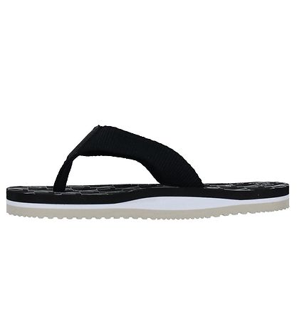 Calvin Klein Flip Flops - Logo Print - Black