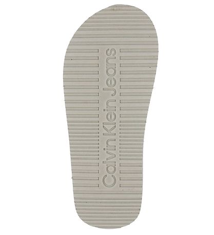 Calvin Klein Flip Flops - Logo Print - Black