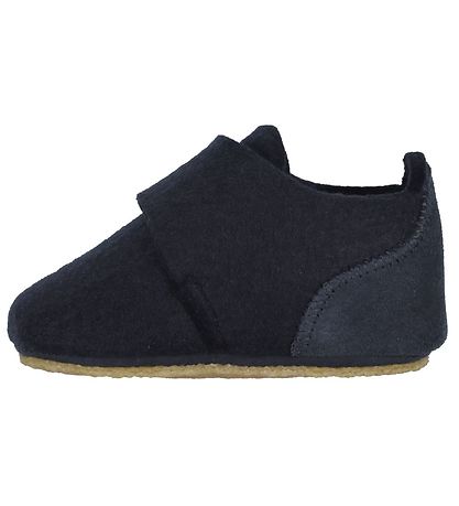 Wheat Slippers - Wool - Marlin Felt - Navy