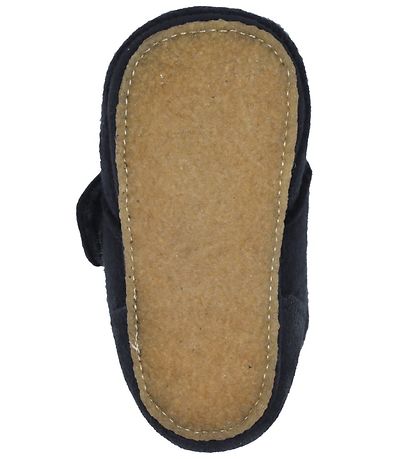 Wheat Pantoffels - Wol - Marlijnvilt - Navy Wheat Pantoffels - Wol - Marlijnvilt - Navy