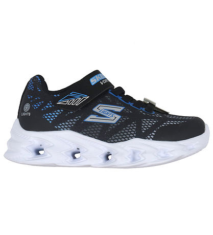 Skechers Shoe w. Light - Vortex 2.0 - Black/Blue