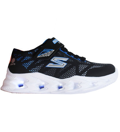 Skechers Shoe w. Light - Vortex 2.0 - Black/Blue