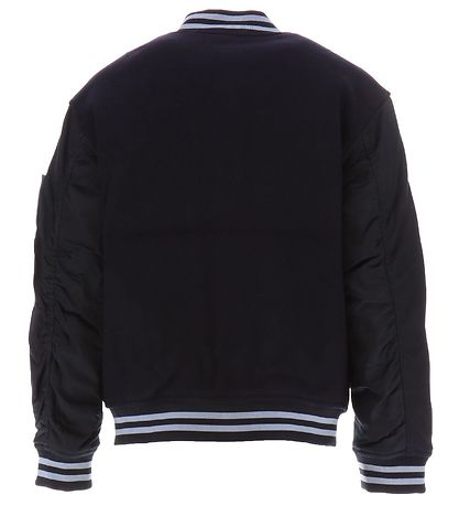 Emporio Armani Jacke - Wolle - Navy m. Hellblau