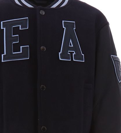 Emporio Armani Jacke - Wolle - Navy m. Hellblau