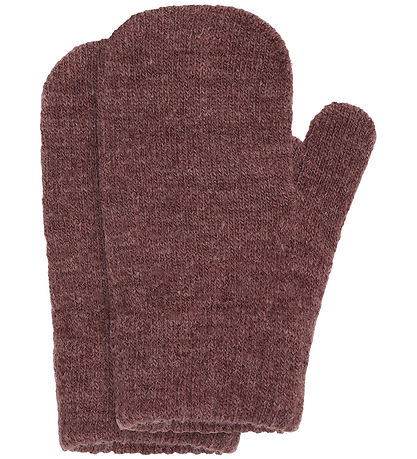 Minymo Fäustlinge - Wolle - 3er-Pack - Heidelbeere