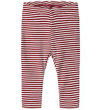 Name It Leggings - Rib - NbnDab - Red Dahlia