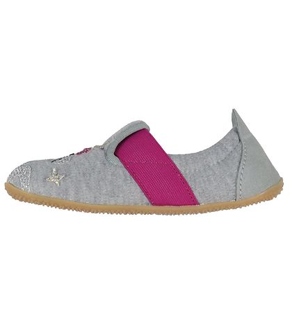 Living Kitzbühel Ballerina Slippers - Light Grey w. Rainbow/Unic Living Kitzbühel Ballerina Slippers - Light Grey w. Rainbow/Unic
