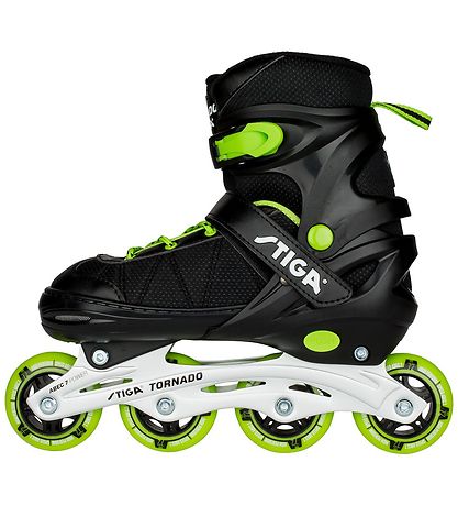 Stiga Rollerskates - Tornado - Black/Green Stiga Rollerskates - Tornado - Black/Green