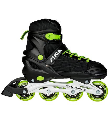 Stiga Rollerskates - Tornado - Black/Green Stiga Rollerskates - Tornado - Black/Green