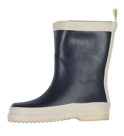 Pom Pom Rubber Boots - Navy