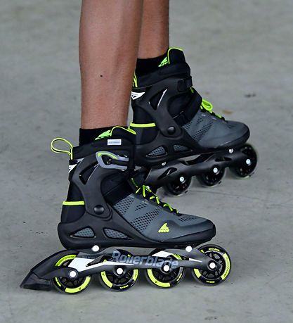 Patins à Roulettes Rollerblade - Macroblade 80 - Black/Citron -  Patins à Roulettes Rollerblade - Macroblade 80 - Black/Citron -
