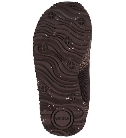 Woden Shoes - Sandra Pearl Nylon - Fudge w. Glitter