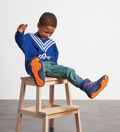 Affenzahn Winter Boots - Elephant - Tex - Blue/Orange Affenzahn Winter Boots - Elephant - Tex - Blue/Orange