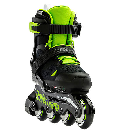 Patins à Roulettes Rollerblade - Microblade - Noir/Vert - En lig