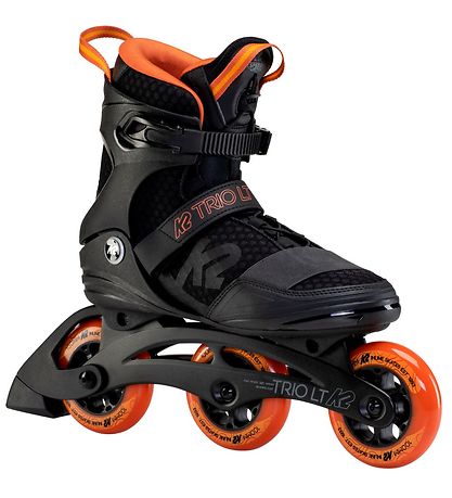 K2 Rollerskates - Trio LT 100 M - Black/Orange - Inliner