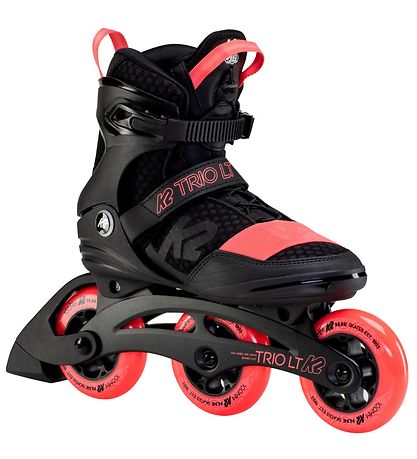 K2 Rullskridskor - Trio LT 100 W - Svart/Korall - Inline