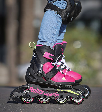 Patins à Roulettes Rollerblade - Microblade - Noir/Rose - En lig