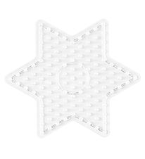 Hama Midi Pegboard - Small Star - Transparent Hama Midi Pegboard - Small Star - Transparent