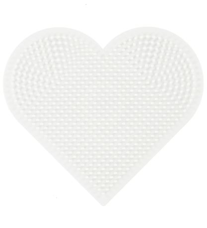 Hama Midi - Bügelperlensteckplatten - 2er-Pack - Herz & Sechseck Hama Midi - Bügelperlensteckplatten - 2er-Pack - Herz & Sechseck