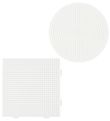 Hama Midi Pegboard - 2-Pack - Circle & Square Hama Midi Pegboard - 2-Pack - Circle & Square