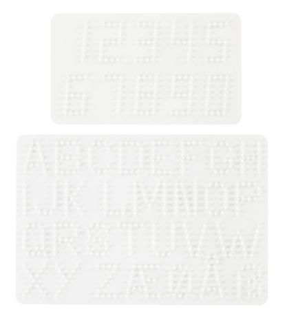 Plaques pour perles Hama Midi - 2 Pack - Lettre et Nombres Plaques pour perles Hama Midi - 2 Pack - Lettre et Nombres