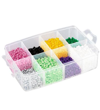 Hama Midi Perlenbox - 22x15x19 - 12.000 st. + 3 Perlen Steckplat Hama Midi Perlenbox - 22x15x19 - 12.000 st. + 3 Perlen Steckplat