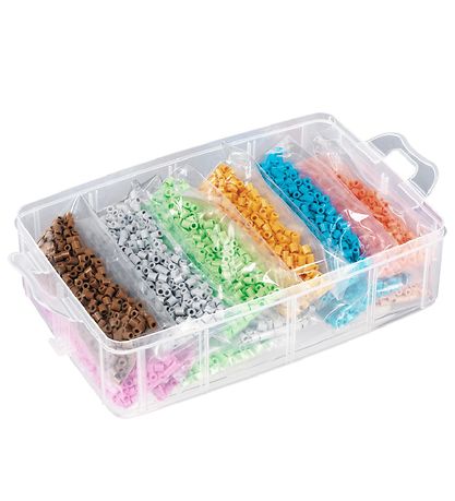 Hama Midi Perlenbox - 22x15x19 - 12.000 st. + 3 Perlen Steckplat Hama Midi Perlenbox - 22x15x19 - 12.000 st. + 3 Perlen Steckplat
