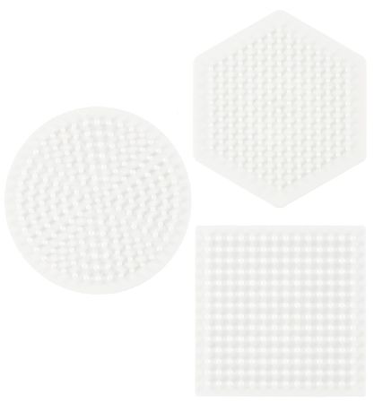 Hama Midi Pegboard - 3-Pack - Circle, Square & Hexagon Hama Midi Pegboard - 3-Pack - Circle, Square & Hexagon