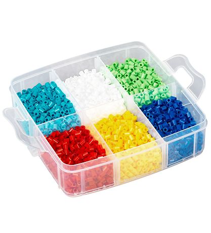 Hama Midi Bead Box - 13x15x15 - 6000 pcs + 3 Pegboard Hama Midi Bead Box - 13x15x15 - 6000 pcs + 3 Pegboard