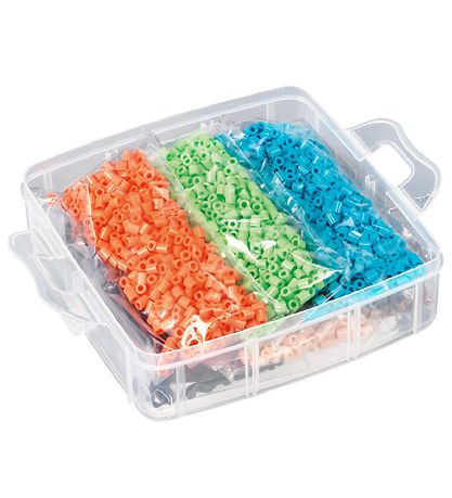 Hama Midi Bead Box - 13x15x15 - 6000 pcs + 3 Pegboard Hama Midi Bead Box - 13x15x15 - 6000 pcs + 3 Pegboard