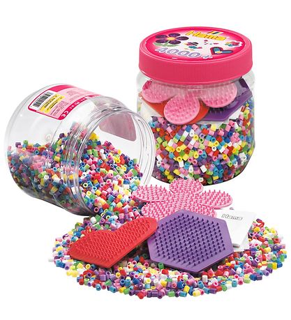 Hama Midi Kralen m. Kralen Mal - 4000 stk - Pastel Multicolour Hama Midi Kralen m. Kralen Mal - 4000 stk - Pastel Multicolour